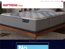 Tablet Screenshot of mattressmaxalabama.com